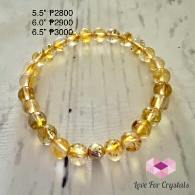 Golden Topaz 6Mm Bracelet
