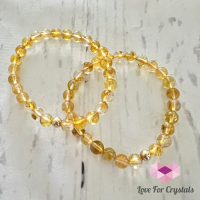 Golden Topaz 6Mm Bracelet