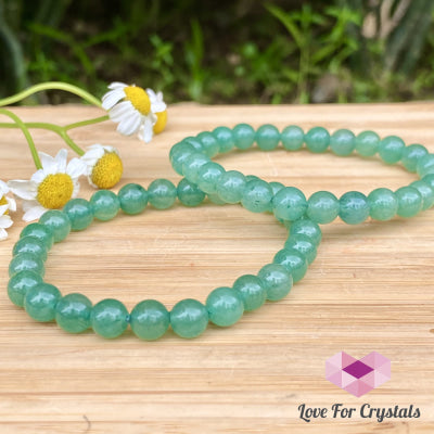 Green Aventurine Bracelet 6Mm Round (Brazil)