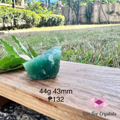 Green Aventurine Quartz Raw Crystal (Brazil) Aaa Grade 44G 43Mm