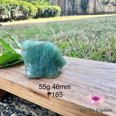 Green Aventurine Quartz Raw Crystal (Brazil) Aaa Grade 55G 46Mm