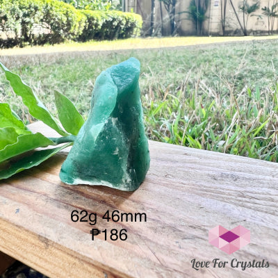 Green Aventurine Quartz Raw Crystal (Brazil) Aaa Grade 62G 46Mm