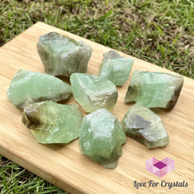 Green Calcite Raw - Acid Washed (Brazil)