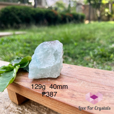 Green Fluorite Raw (Argentina) 129G 40Mm Crystal