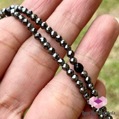 Hematite Anklet With Black Onyx