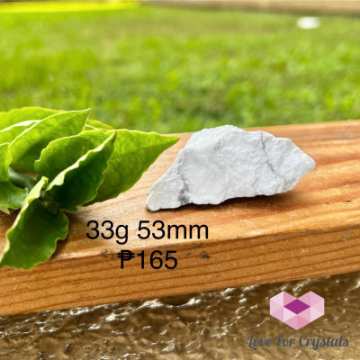 Howlite Raw (India) 33g 53mm Raw