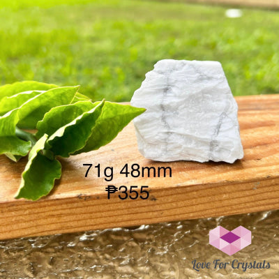 Howlite Raw (India) 71g 48mm Raw
