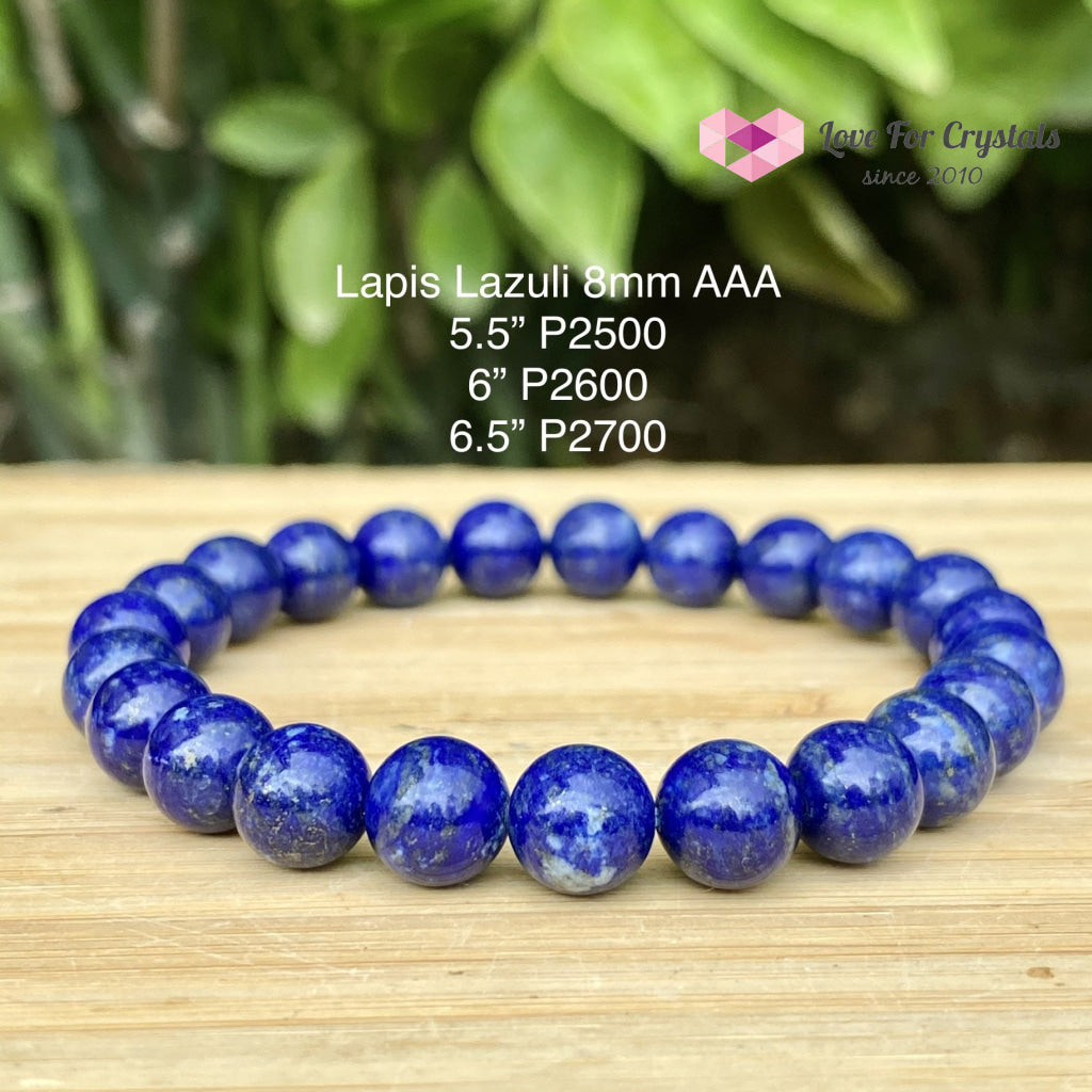 Lapis Lazuli Bracelet Aaa 8Mm