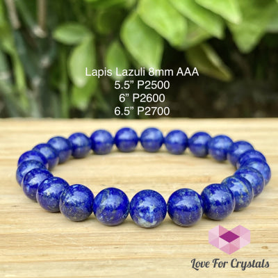Lapis Lazuli Bracelet Aaa 8Mm