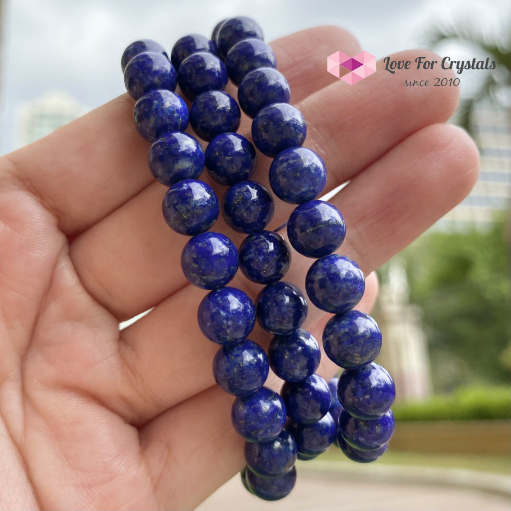 Lapis Lazuli Bracelet Aaa 8Mm 6.5 (Large)