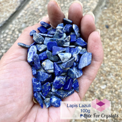 Lapis Lazuli Crystal Chips (100G) Tumbled