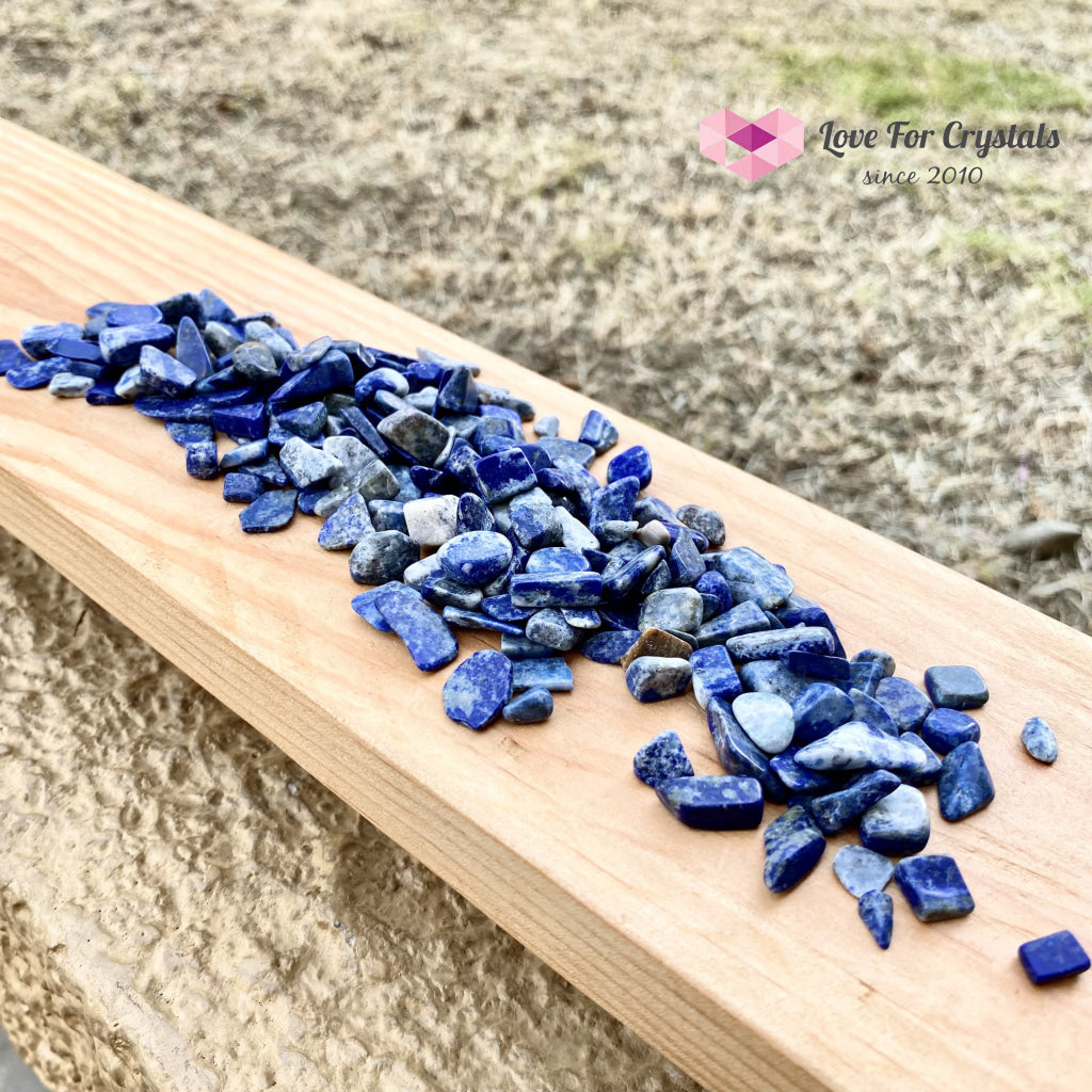 Lapis Lazuli Crystal Chips (100G) Tumbled