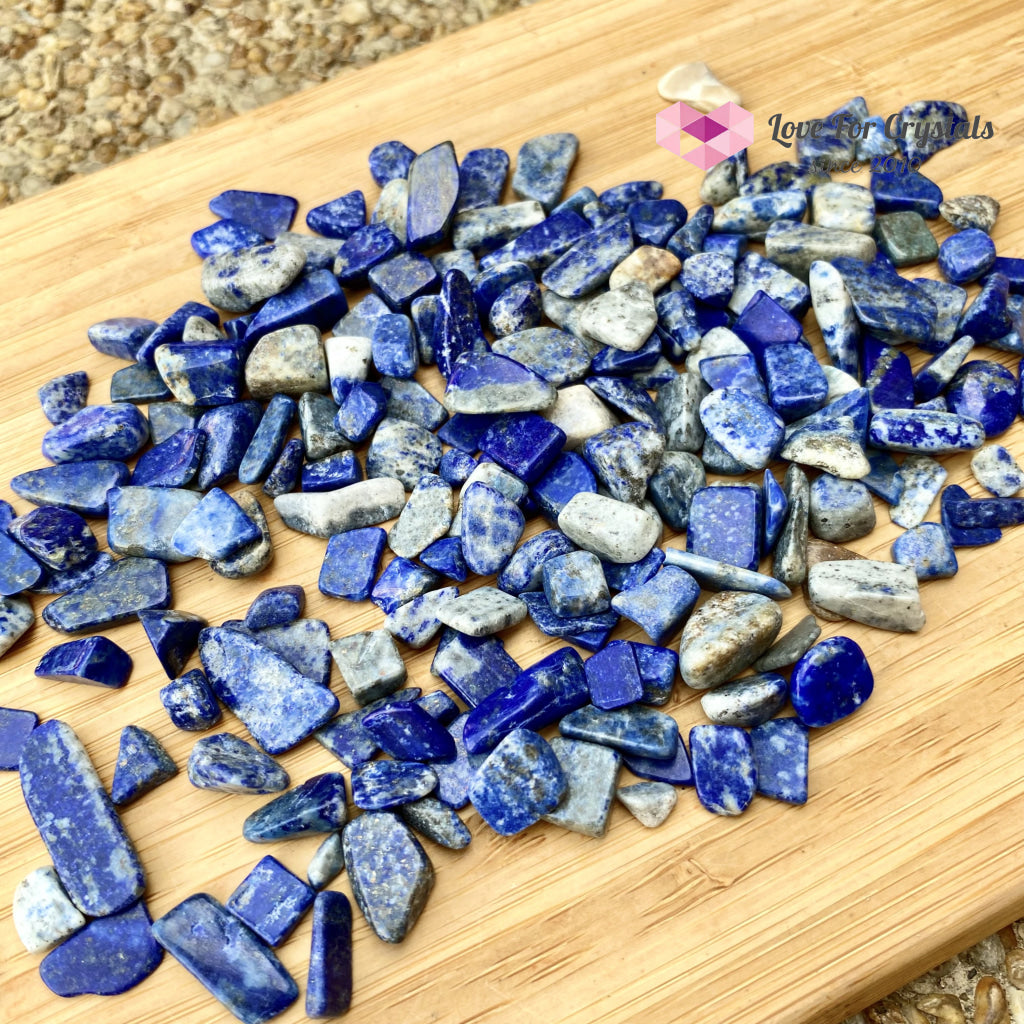 Lapis Lazuli Crystal Chips (100G) Tumbled