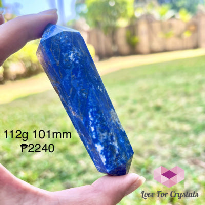 Lapis Lazuli Double Terminated 112G 101Mm Polished Stones