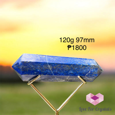 Lapis Lazuli Double Terminated 120g 97mm Crystal Points