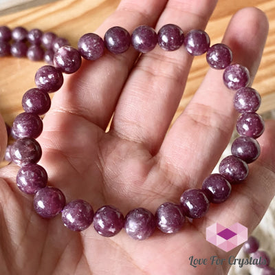 Lepidolite Bracelet 8Mm (Brazil)