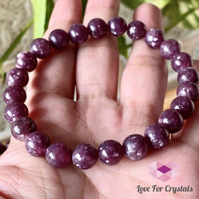 Lepidolite Bracelet 8Mm (Brazil)