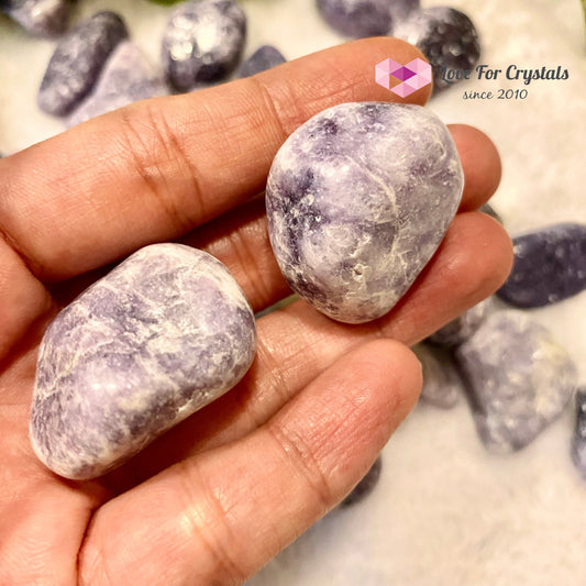 Lepidolite Lilac (India) 15Mm Tumbled