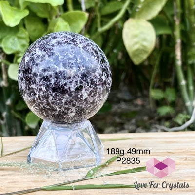 Lepidolite Sphere (Brazil)