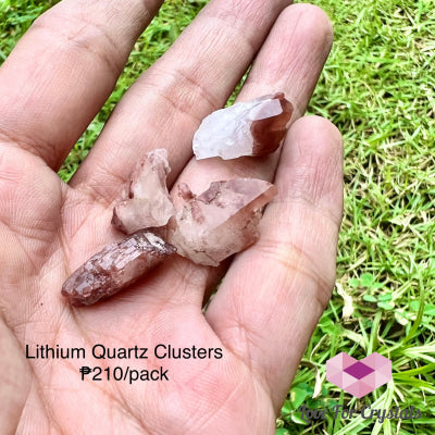 Lithium Quartz Mini Raw Clusters (Brazil) - Rare! Cluster