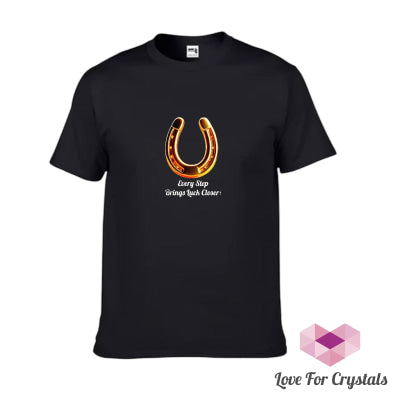 Lucky Horseshoe (Shirts of Fortune) by Fort M Treasures Black L