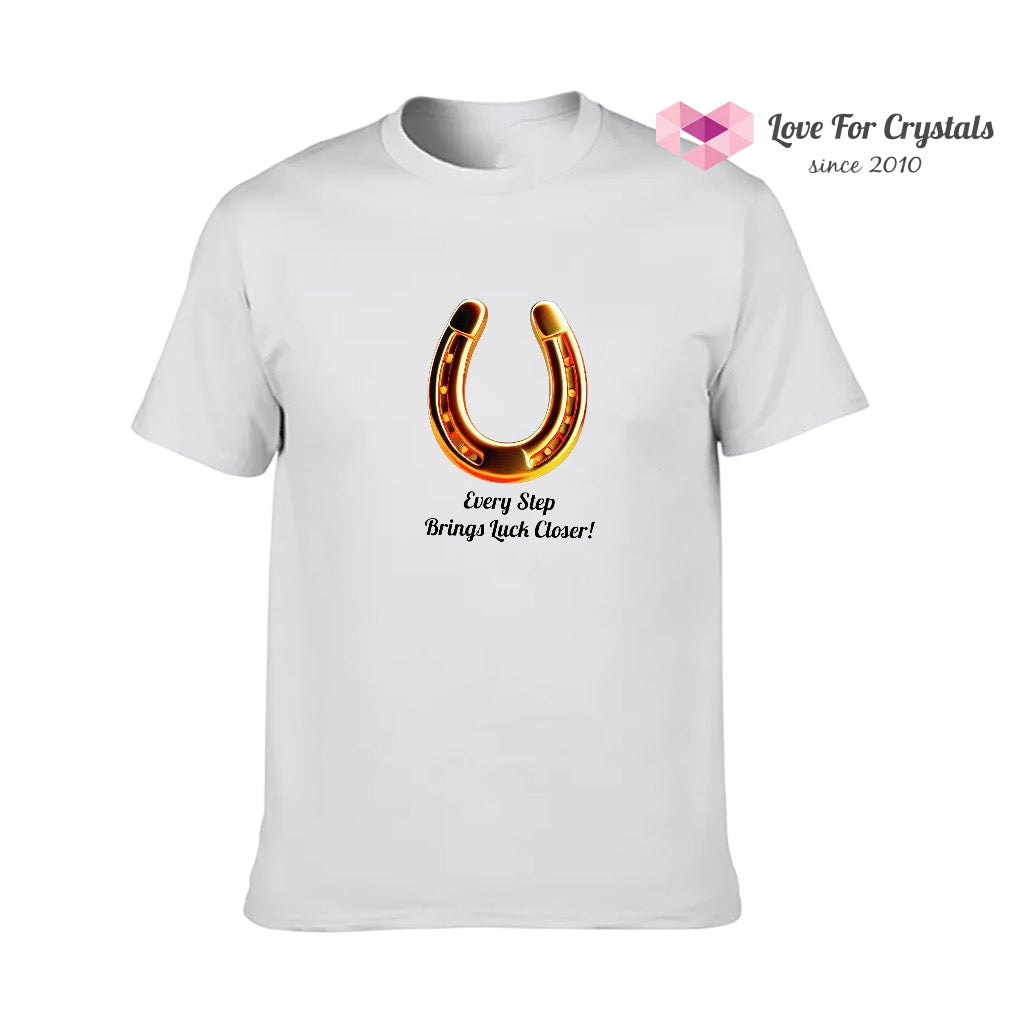 Lucky Horseshoe (Shirts of Fortune) by Fort M Treasures White XL