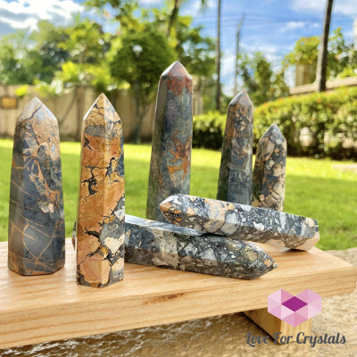 Maligano Jasper Point - Brecciated (Indonesia) Crystal Points