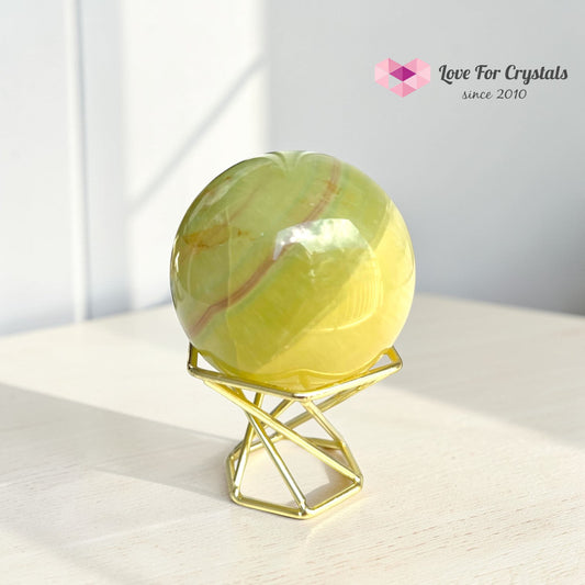 Mango Fluorite Sphere (Rare) 397g 62mm