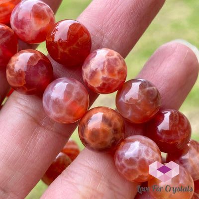 Mexican Fire Opal 10Mm Bracelet