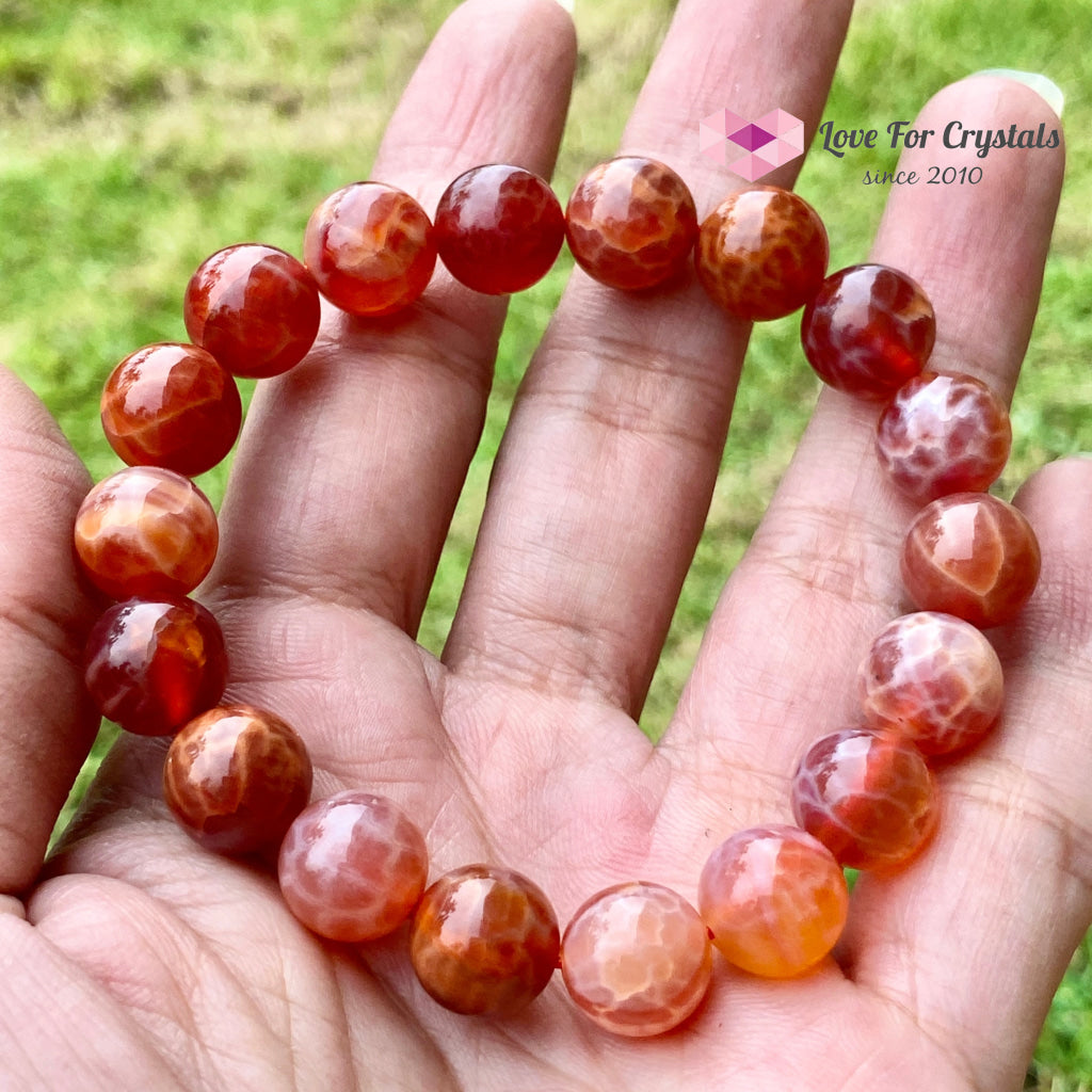 Mexican Fire Opal 10Mm Bracelet