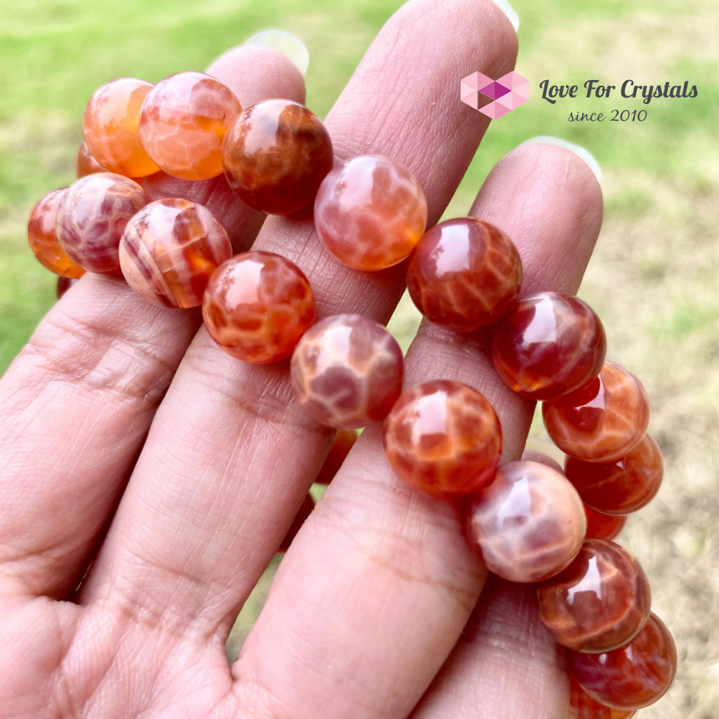 Mexican Fire Opal 10Mm Bracelet