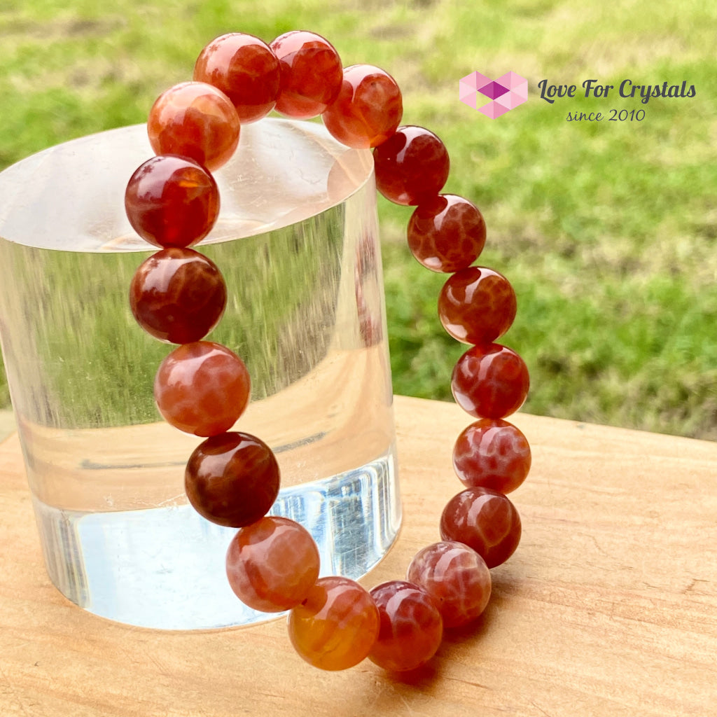 Mexican Fire Opal 10Mm Bracelet