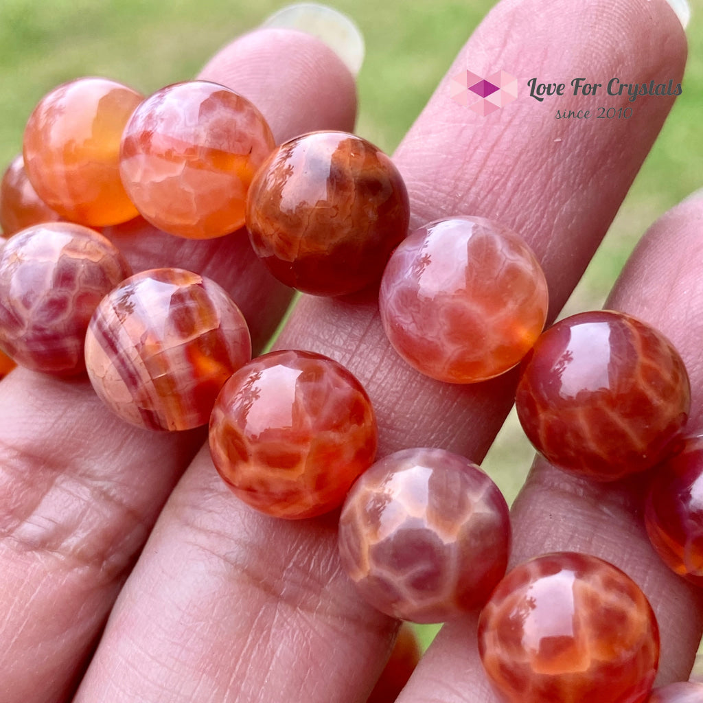 Mexican Fire Opal 10Mm Bracelet