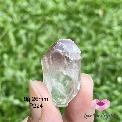 Mini Lithium Lemurian Quartz Crystal Point (Brazil) 8G 26Mm Points