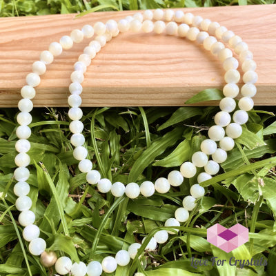 Mother Of Pearl 15 Long Necklace With 14K Gold-Filled Bead