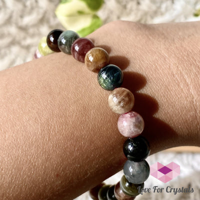 Multi-Coloured Tourmaline Bracelet 8Mm