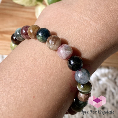 Multi-Coloured Tourmaline Bracelet 8Mm