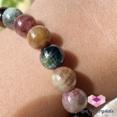 Multi-Coloured Tourmaline Bracelet 8Mm