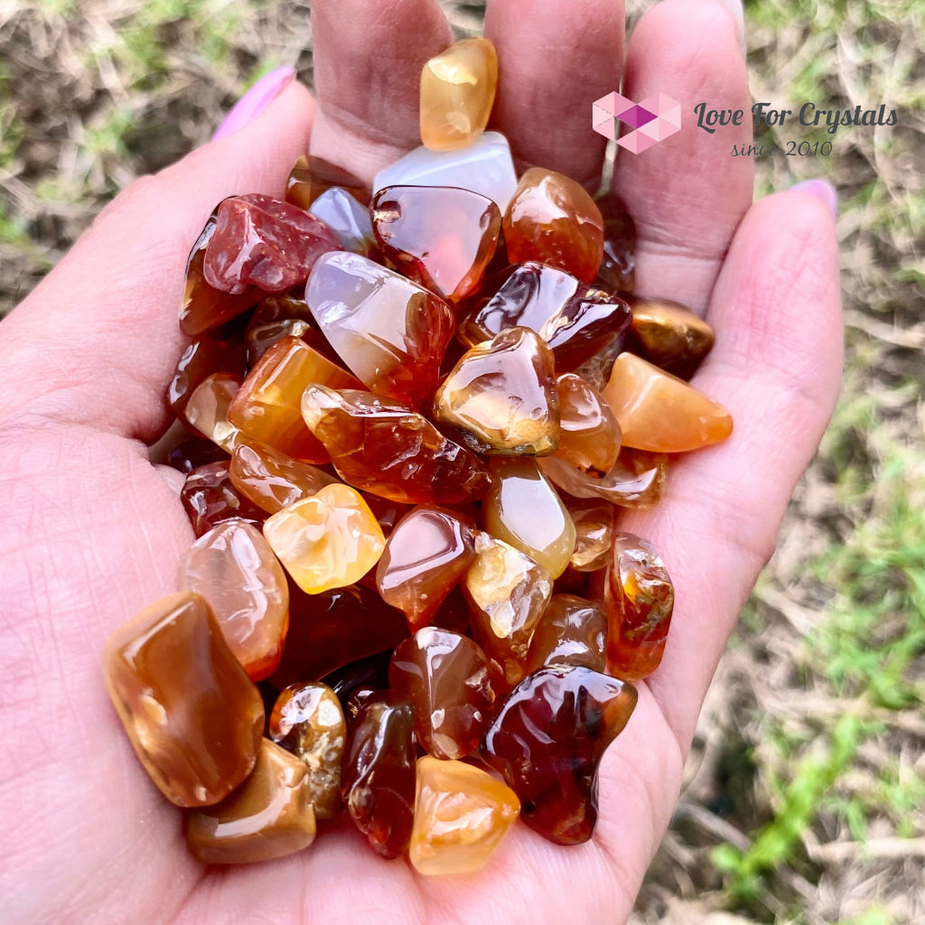 Natural Agate Chips In A Pouch 100G Pouch Tumbled