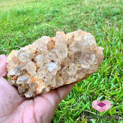 Natural Citrine Cluster (Brazil) - Rare All - Natural Not Heat - Treated. Wealth Activator! Money