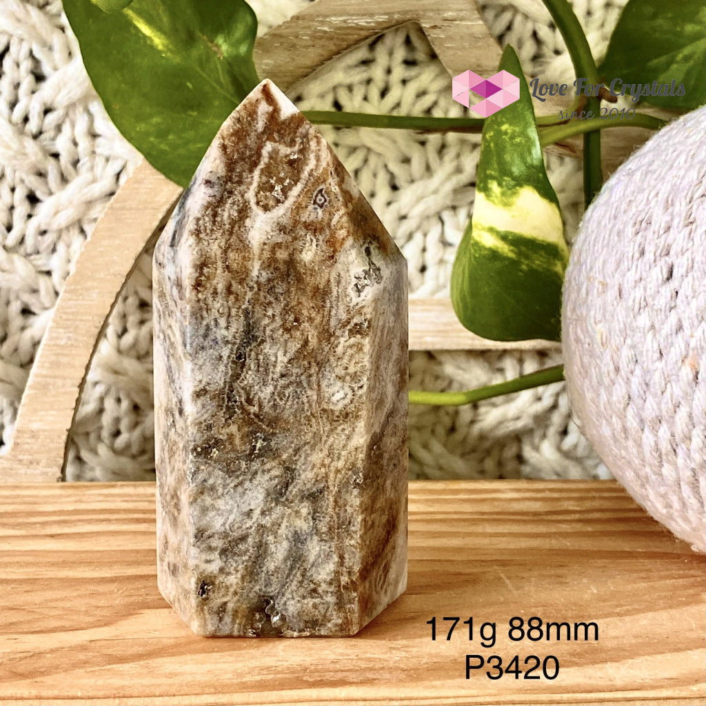 Ocean Jasper Druzy Point (Brazil) Crystal Points