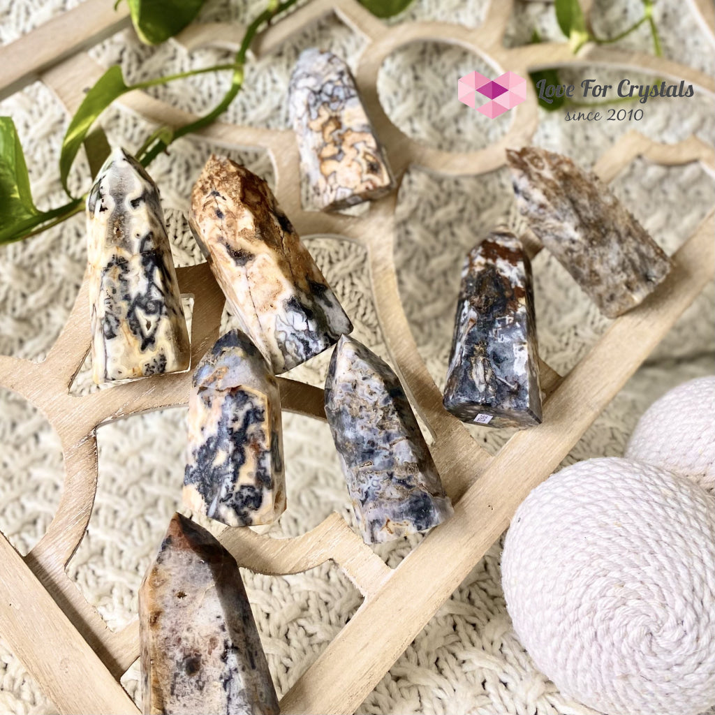 Ocean Jasper Druzy Point (Brazil) Crystal Points