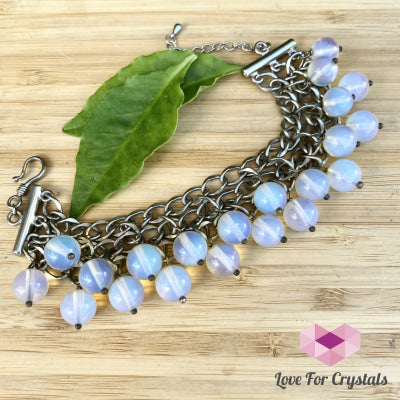 Opalite In Metal Bracelet