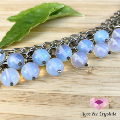 Opalite In Metal Bracelet