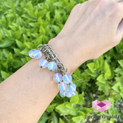 Opalite In Metal Bracelet