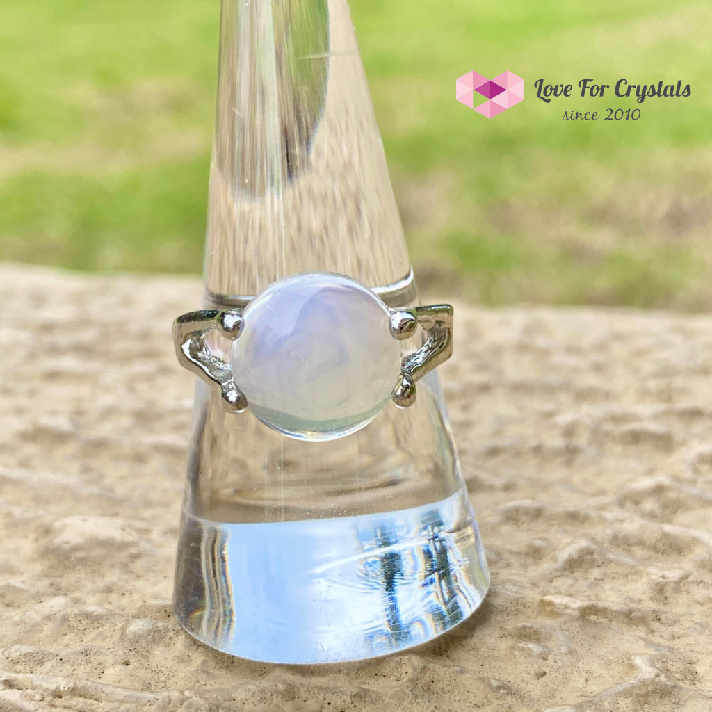 Opalite Round Ring (Zinc Alloy Metal)