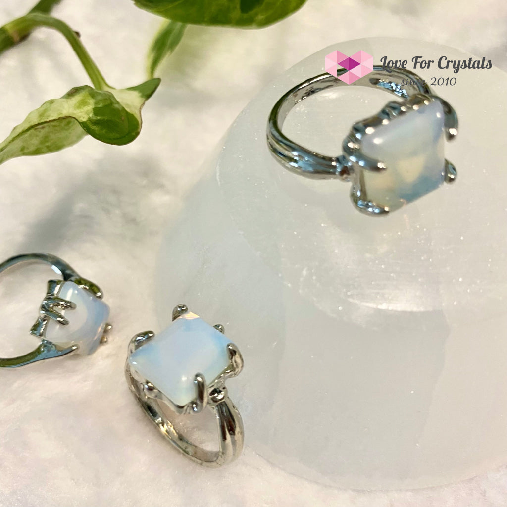 Opalite Square Ring