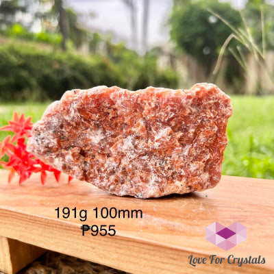 Orange Calcite Raw (Brazil) 191G 100Mm Tumbled