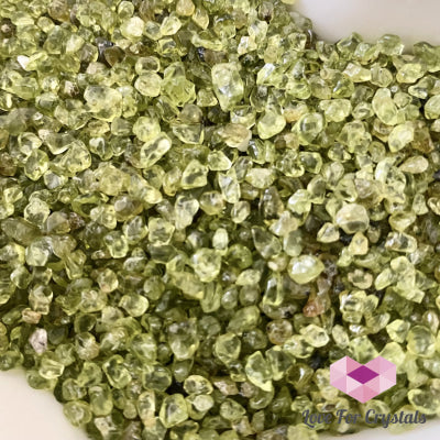 Peridot Crystal Chips (100Gms)