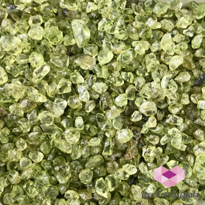 Peridot Crystal Chips (100Gms)